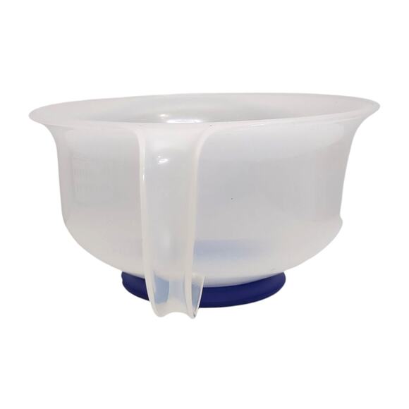 Tupperware Mix-n-Store Plus Measuring Pitcher Batter Bowl 12 Cup Sheer Blue 3582 - Picture 2 of 7